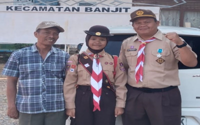  SMPN 7 Banjit Bangga! Siswi Mereka, Naswa, Siap Mengikuti di Jamda VII Lampung